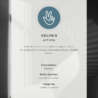 Poster Siluetă minimalistă, umbre puternice, spațiu modern