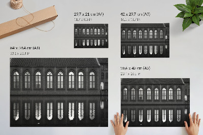 Poster Simetrie, reflexie, eleganță arhitecturală, armonie