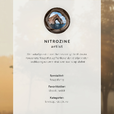 Poster O dimineață cețoasă lângă lac cu reflexii ale naturii