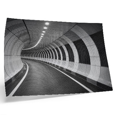 Poster Tunel spațial geometric modern