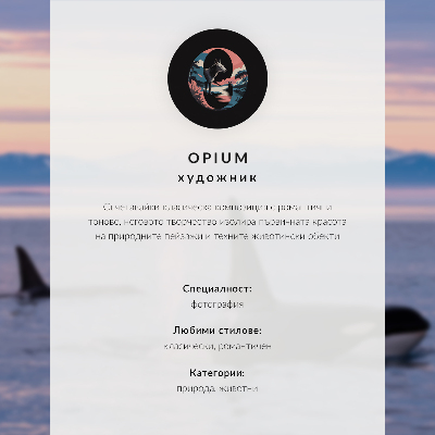Poster Vulpe în peisajul de iarnă, pace blândă a naturii
