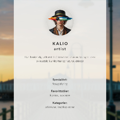 Poster retro Case colorate pe o stâncă deasupra mării