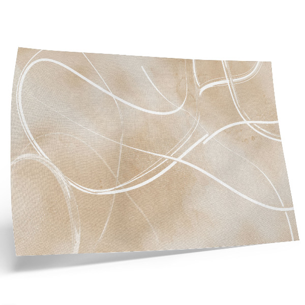 Poster Linii armonioase, culori delicate, pace