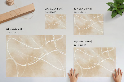 Poster Linii armonioase, culori delicate, pace