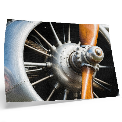 Poster retro Elemente metalice cu elice, aspect industrial
