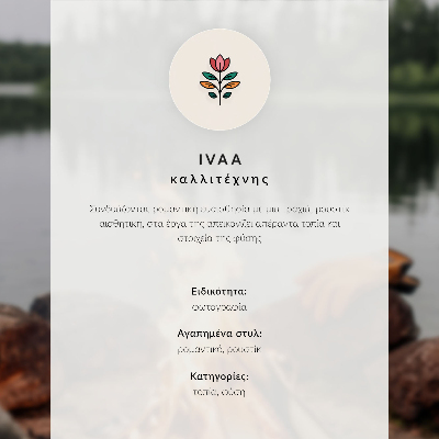 Poster Foc de tabără lângă lac, pește pe bețe, natural