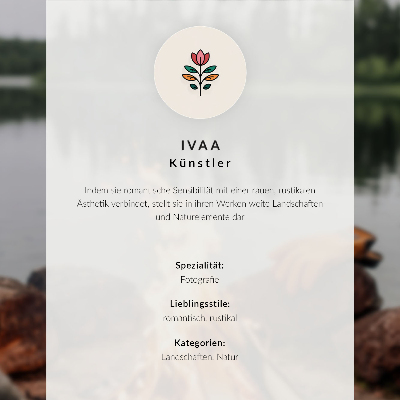 Poster Foc de tabără lângă lac, pește pe bețe, natural