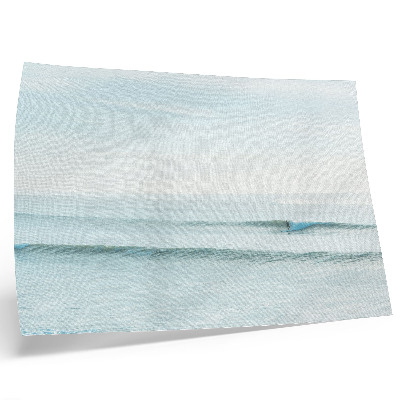 Poster Valuri oceanice surfer calm minimalist