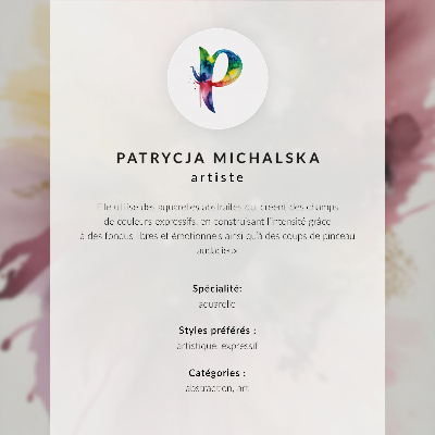 Poster Valuri dinamice de culoare se întrepătrund reciproc