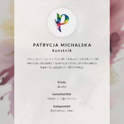 Poster Valuri dinamice de culoare se întrepătrund reciproc