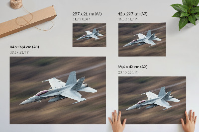 Poster pentru perete Un luptător modern în zbor