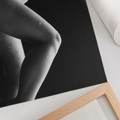 Poster pentru perete Estetică alb-negru cu o compoziție armonioasă
