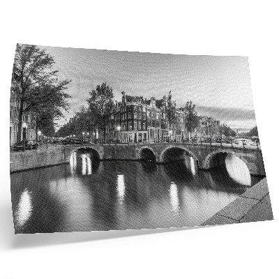 Poster Poduri elegante, arhitectură clasică, canale