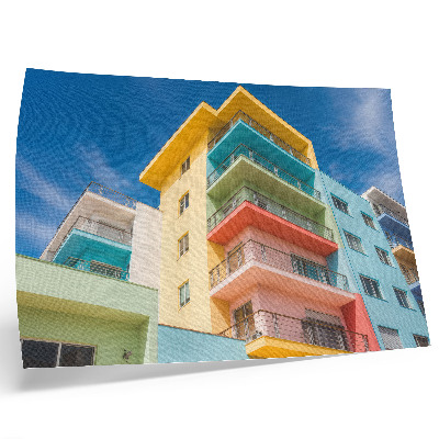 Poster pentru perete Energia culorii în arhitectura modernă