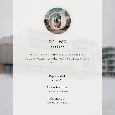 Poster pentru perete Energia culorii în arhitectura modernă