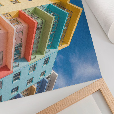 Poster pentru perete Energia culorii în arhitectura modernă