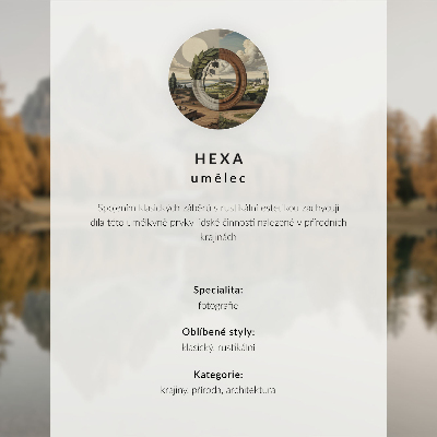 Poster pentru perete Drum de munte misterios spațiu de ceață