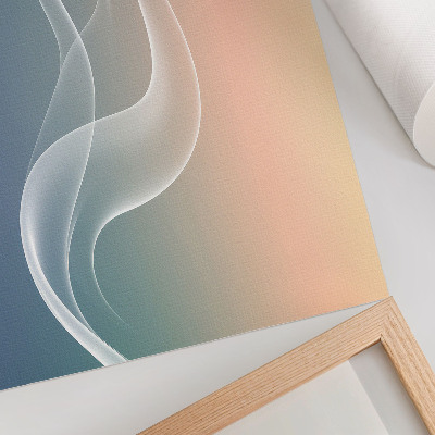 Poster pentru perete Valuri pastelate, eleganță subtilă, armonie