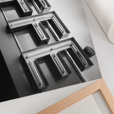 Poster pentru perete Ramă în stil urban minimalist neon