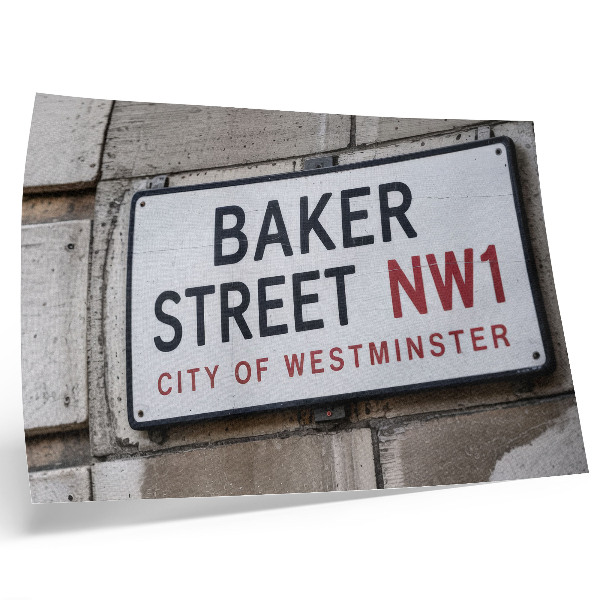 Poster pentru perete Indicator stradal Baker Street Westminster