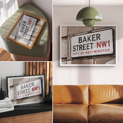 Poster pentru perete Indicator stradal Baker Street Westminster