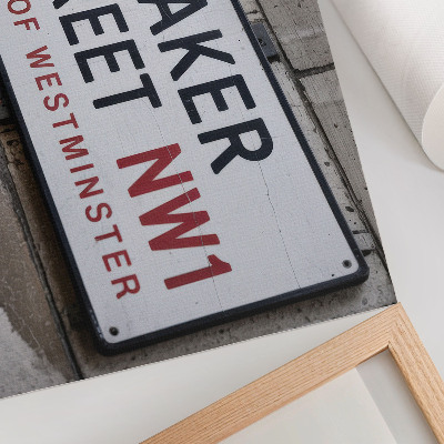 Poster pentru perete Indicator stradal Baker Street Westminster