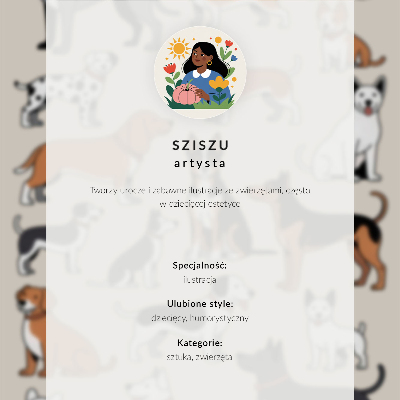 Poster pentru perete Ilustrații amuzante cu pisici distractive
