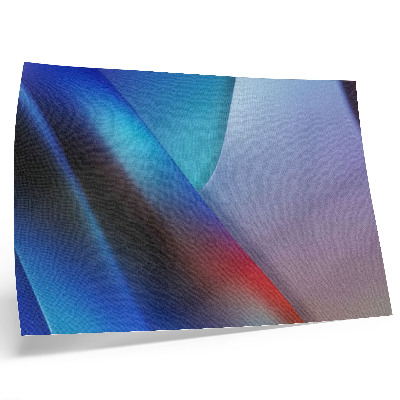 Poster pentru perete Tranziții neclare în tonuri de albastru intens și violet