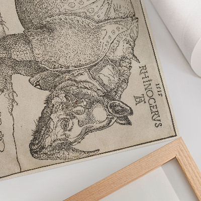 Poster pentru perete Rinocer (1515) de Albrecht Dürer