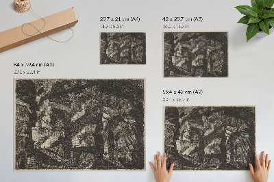 Poster pentru perete Arcul Gotic (publicat 1800-1809) de Giovanni Battista Piranesi