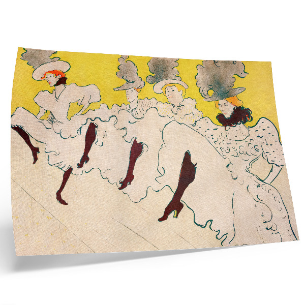 Poster Trupa Mademoiselle Eglantine (1896) imprimare de înaltă rezoluție de Henri de Toulouse-Lautrec