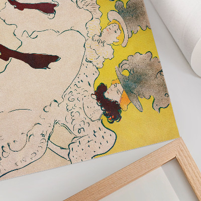 Poster Trupa Mademoiselle Eglantine (1896) imprimare de înaltă rezoluție de Henri de Toulouse-Lautrec