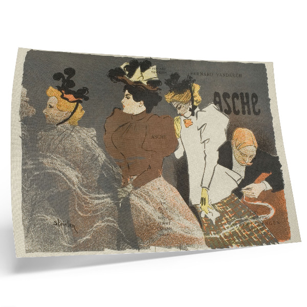 Poster pentru perete Asche de Théophile-Alexandre Pierre Steinlen