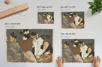 Poster pentru perete Asche de Théophile-Alexandre Pierre Steinlen