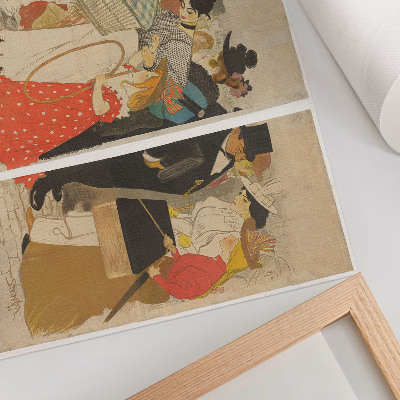 Poster Mensen op straat (1896) de Théophile Alexandre Steinlen și Charles Verneau