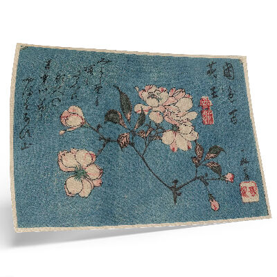 Poster pentru perete Gravură pe lemn (nishiki-e); cerneală și culoare pe hârtie de Utagawa Hiroshige