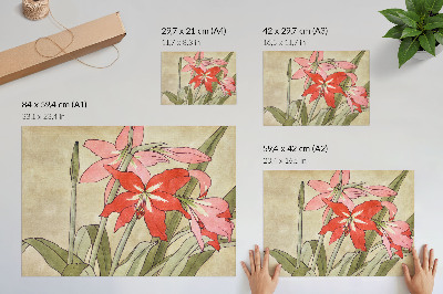 Poster Amaryllis (1915) de Hannah Borger Overbeck