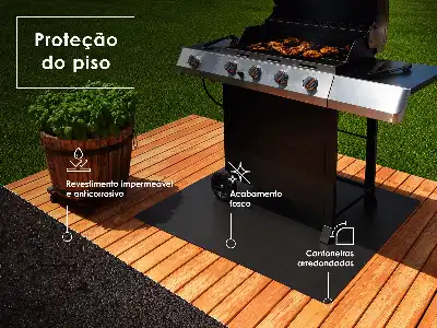 Tablă pentru grătar cu dimensiunea de 100x100 cm