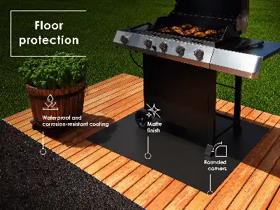 Tablă pentru grătar cu dimensiunea de 100x100 cm