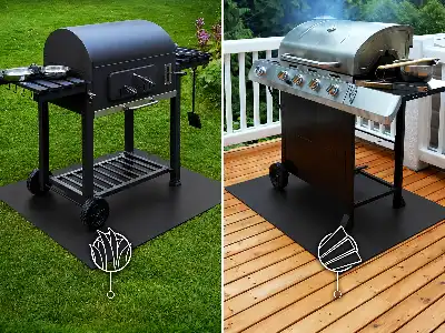 Tablă pentru grătar cu dimensiunea de 100x100 cm