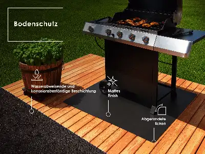 Tablă pentru grătar cu dimensiunea de 100x100 cm