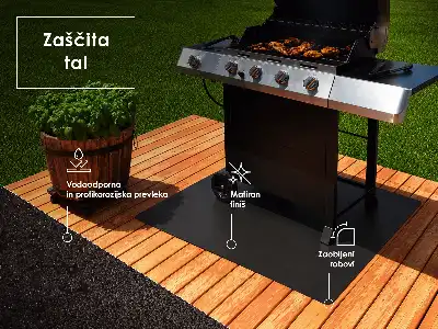 Husă de protecție pentru grătar semicerc cu dimensiunea 100x100 cm