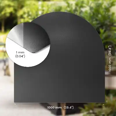 Husă de protecție pentru grătar semicerc cu dimensiunea 100x100 cm