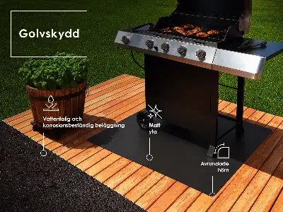 Husă de protecție pentru grătar dreptunghiulară cu dimensiunea de 100x80 cm