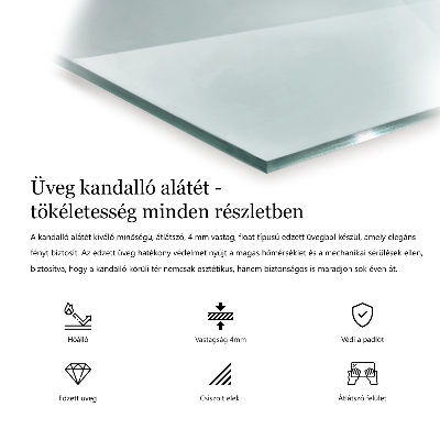 Semineu pad dreptunghiular transparentna 