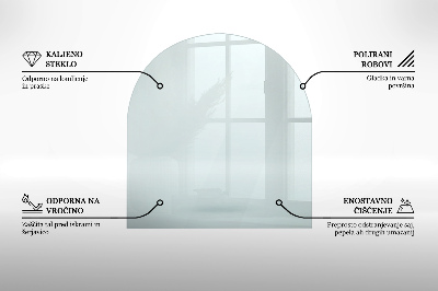Sticlă securizată protecție sub sobă transparent