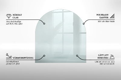 Sticlă securizată protecție sub sobă transparent