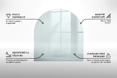 Sticlă securizată protecție sub sobă transparent