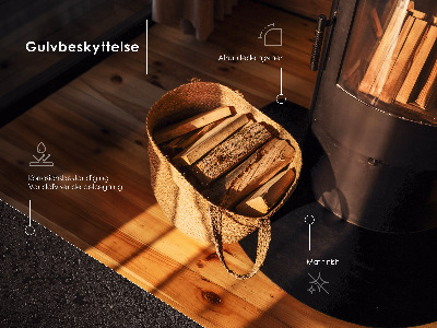 Protecție sub sobă sfert de cerc neagră din metal