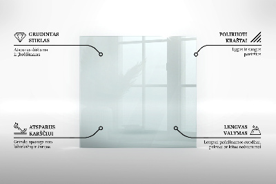 Protecție sub sobă hexagonal transparent